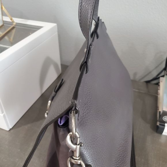 Rebecca Minkoff grey suede and leather bag - Picture 8 of 12
